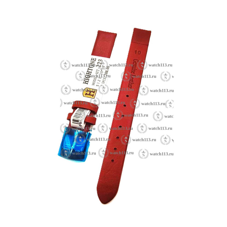 Ремешок для часов Hightone 10мм красный HT-223