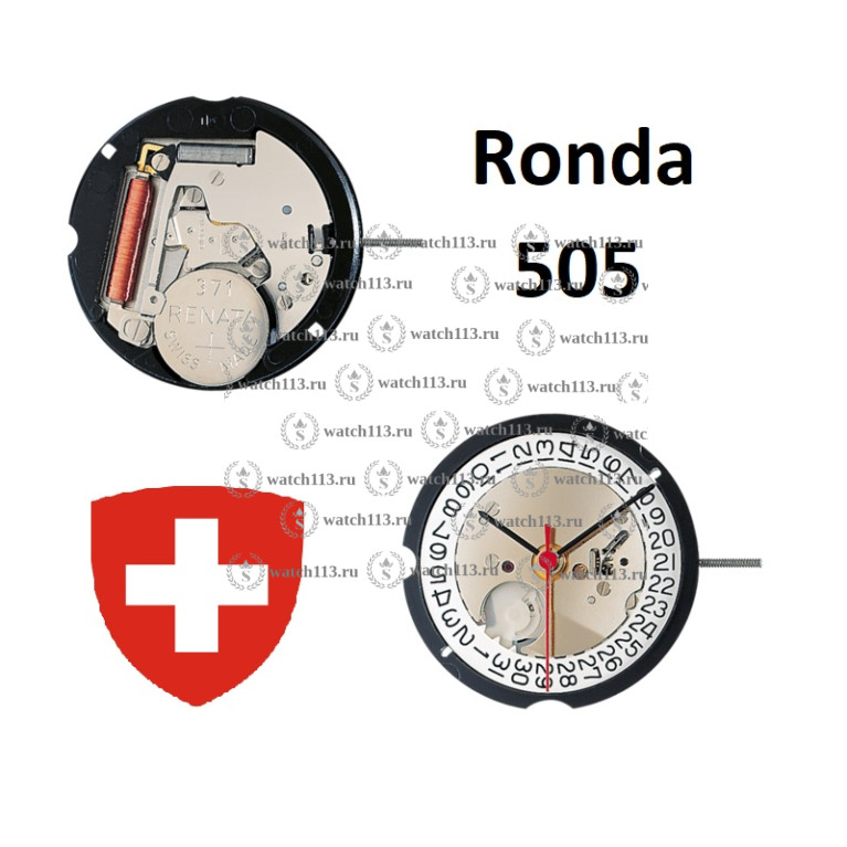 Механизм для часов Ronda 505