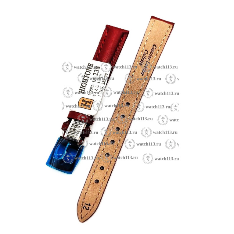 Ремешок для часов Hightone 12мм красный HT-238