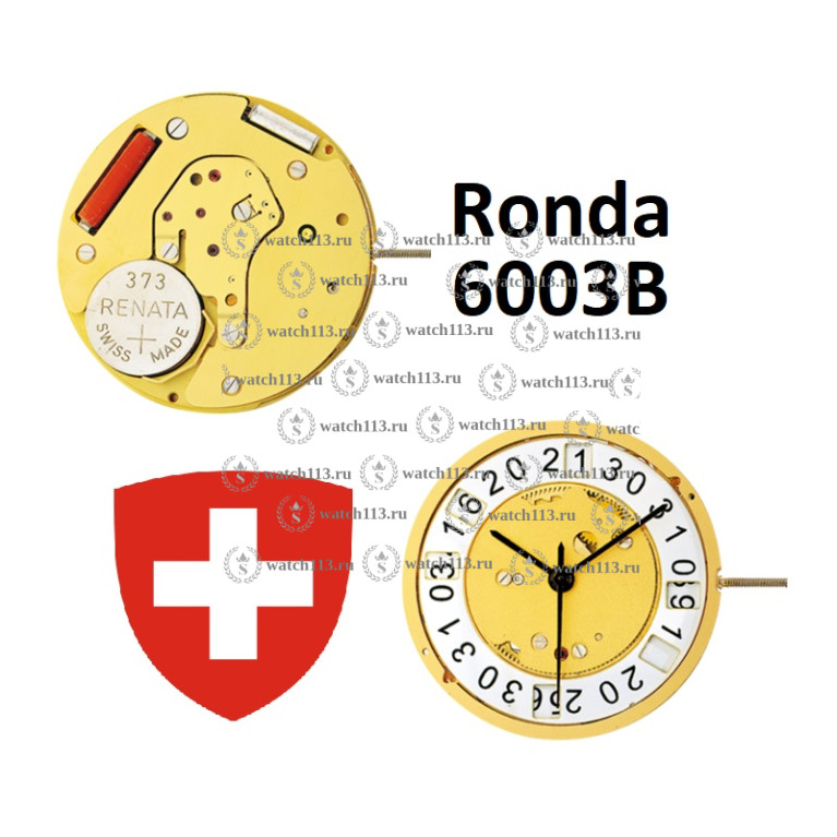 Механизм для часов Ronda 6003B