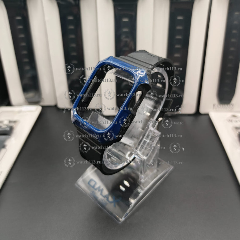 Защитный корпус с ремешком для Apple Watch 38/40/41 синий 