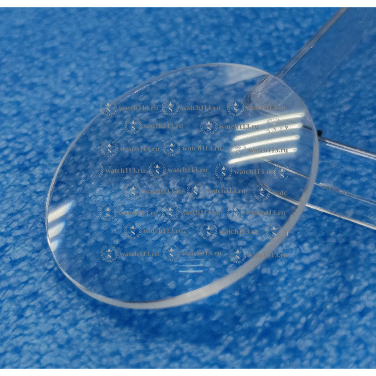 Сапфировое стекло ЛИНЗА 1.5мм . Диаметр 36мм.