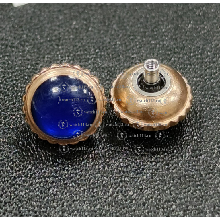 Головка с камнем красное золото Диаметр 6,4мм (номер 11)