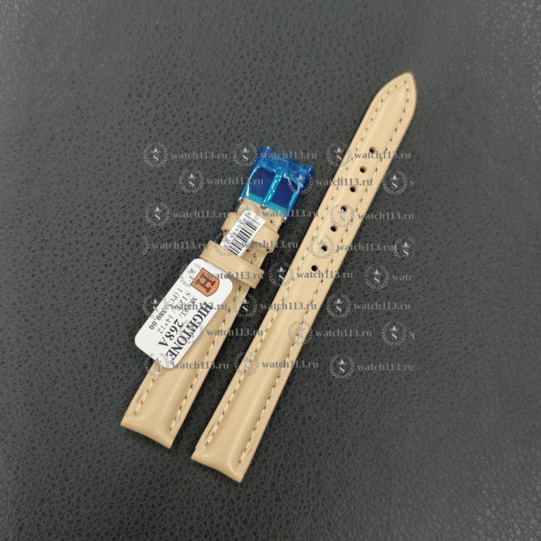 Ремешок для часов Hightone 14мм HT-268A бежевый гладкий