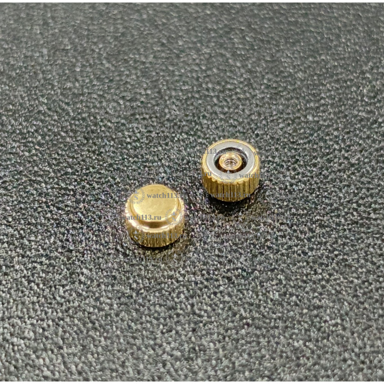 Головка для вала 0.7мм золотистая ( с насечками )