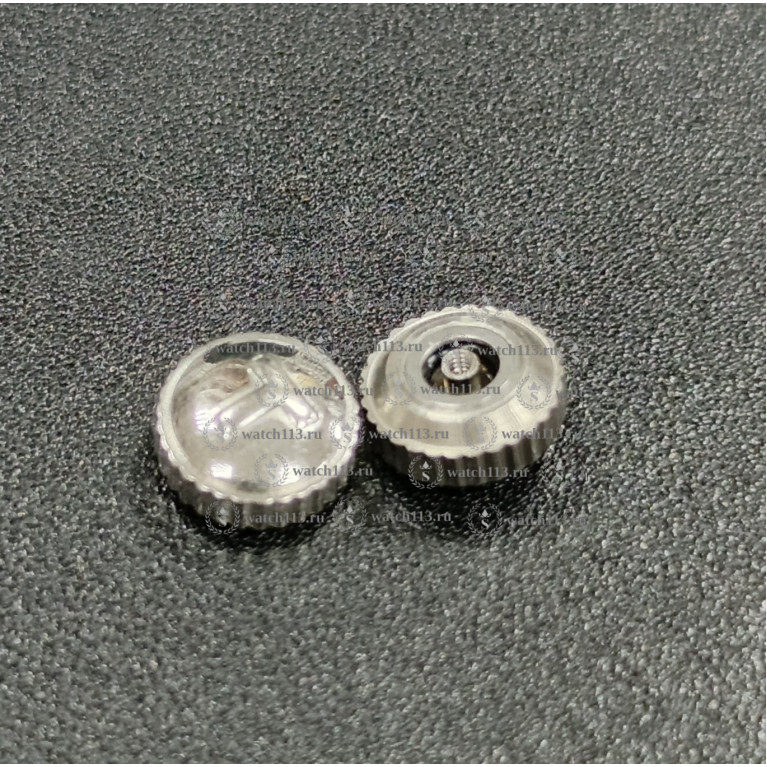Головка для часов Tissot серебристая , диаметр 7мм , внутри 2.5мм ( номер 22 )