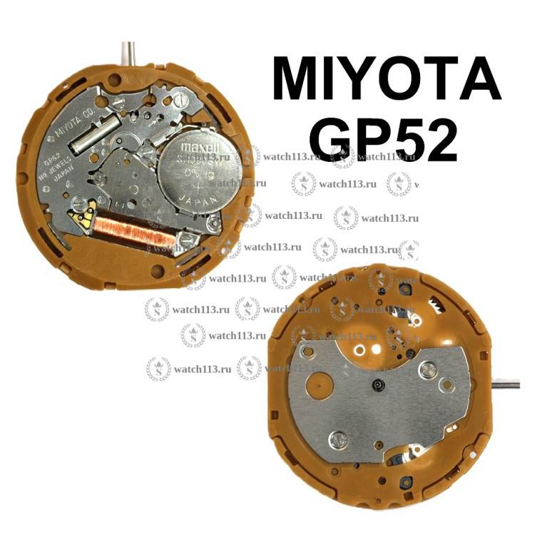 Механизм для часов Miyota GP52