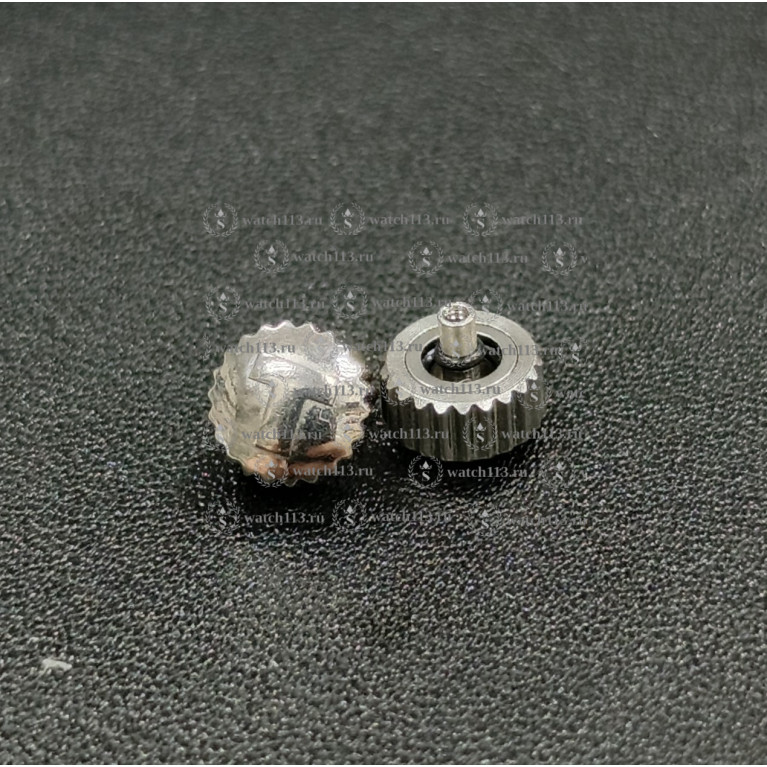 Головка для часов Tissot серебристая , диаметр 5.5мм , внутри 2.5мм ( номер 18 )