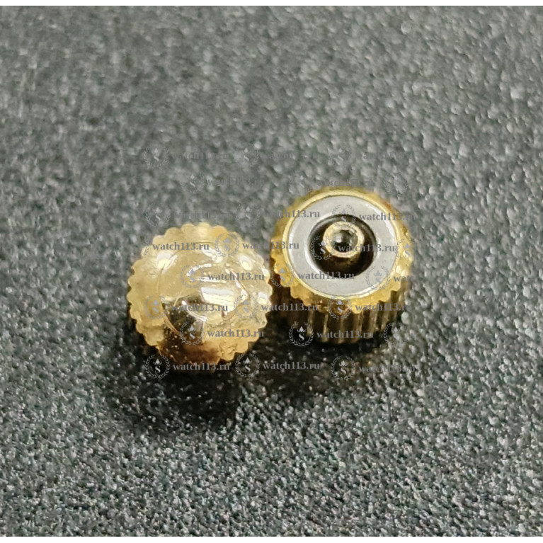 Головка для часов RADO золотистая , диаметр 4.5мм,внутри 2мм