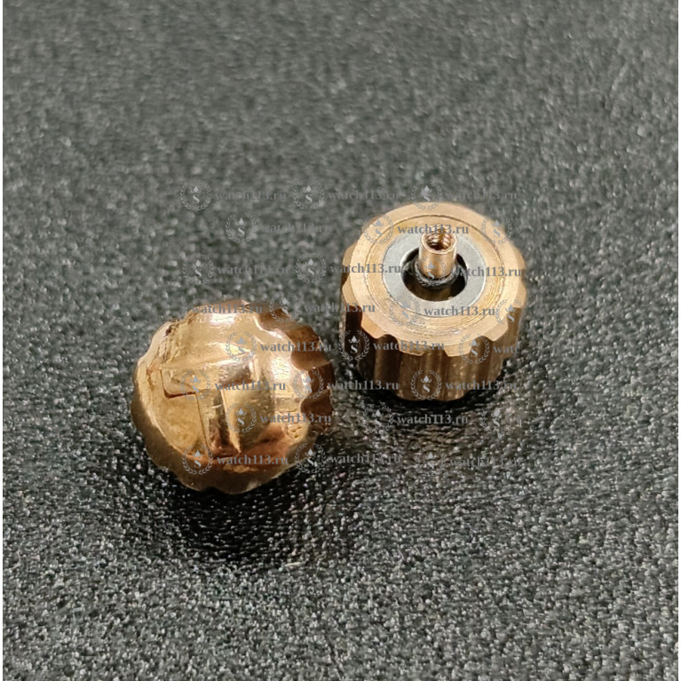 Головка для часов Tissot розовое золото , диаметр 6мм , внутри 2мм ( номер 13 )