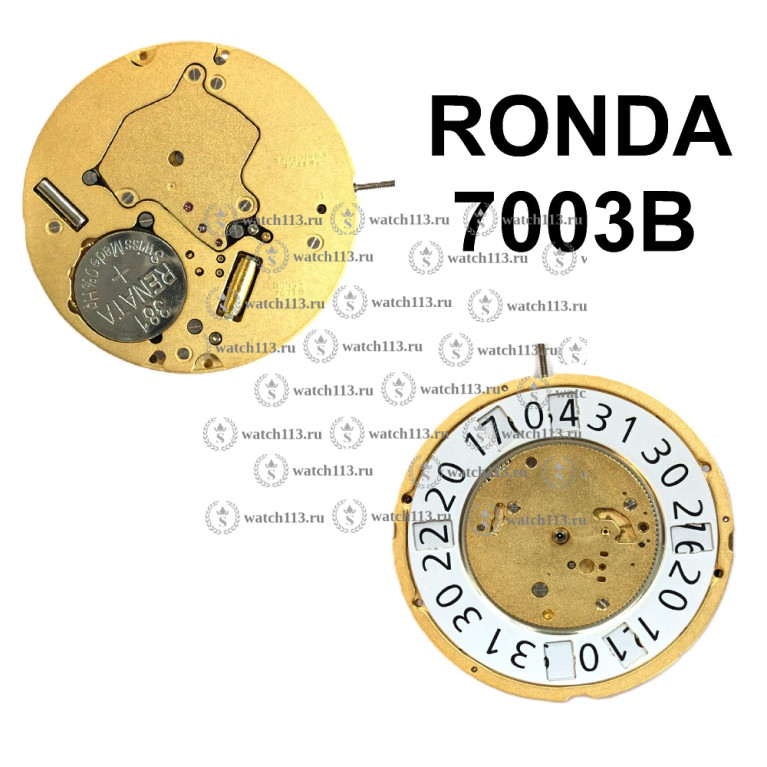 Механизм для часов Ronda 7003B