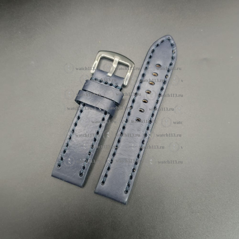 Ремешок для часов Senator Aviator 22мм синий