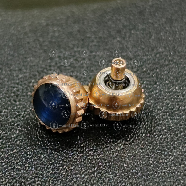 Головка с камнем красное золото Диаметр 5мм (номер 10)