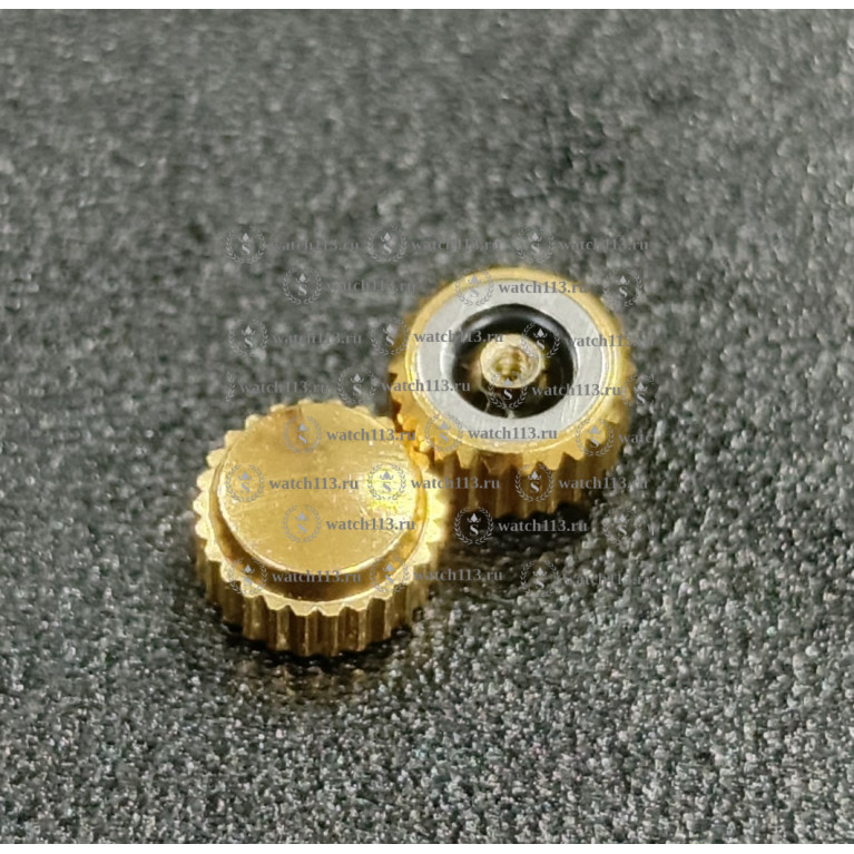 Головка с широким отверстием 2.5мм золотистая , диаметр 5мм ( номер 17 )