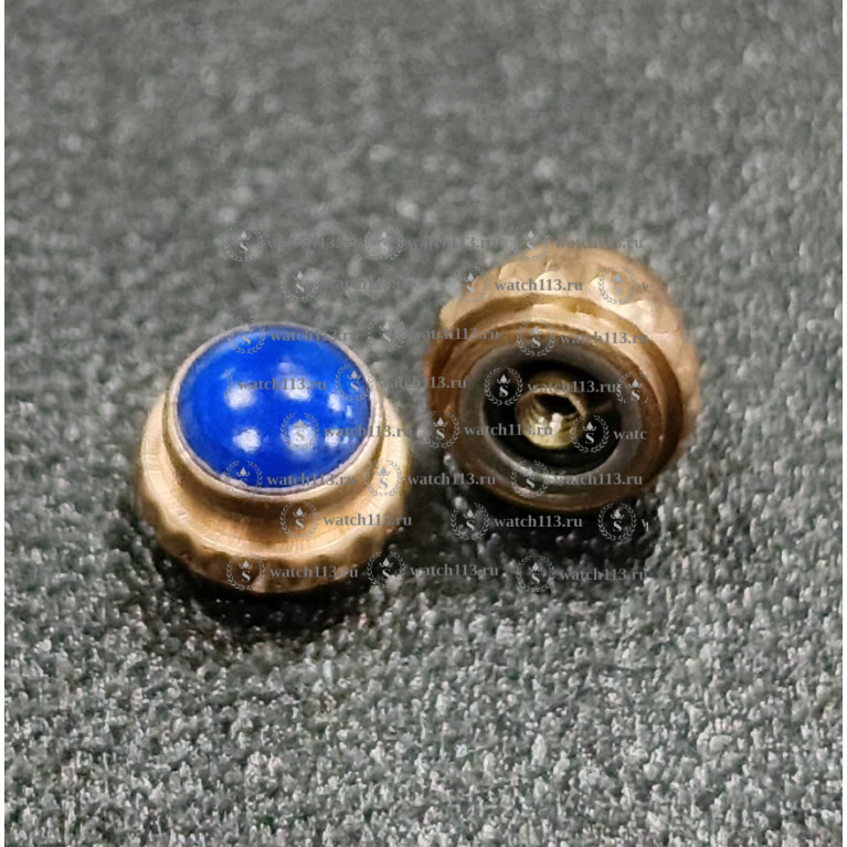 Головка с камнем красное золото Диаметр 4,3мм  (номер 13)