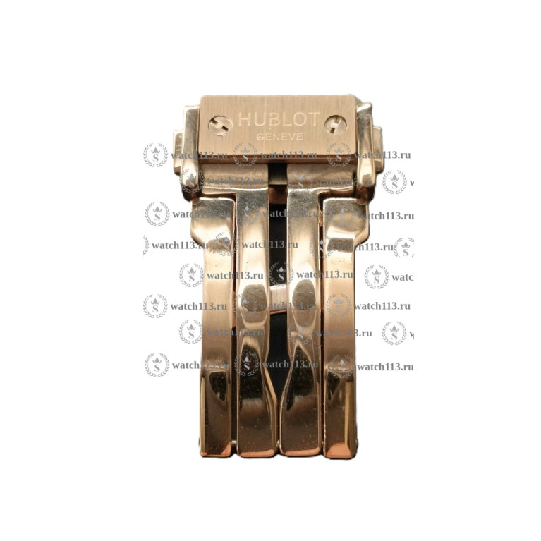 Клипса для часов Hublot 18мм розовая