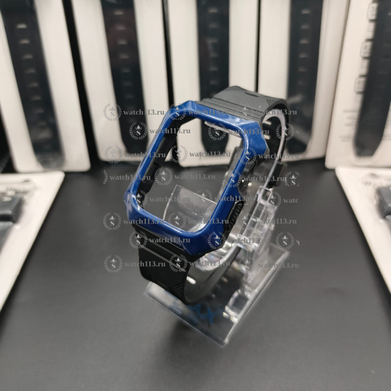 Защитный корпус с ремешком для Apple Watch 42/44/45 синий