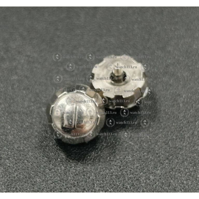 Головка для часов Tag heuer серебристая , без резьбы , диаметр 9, внутри 2,5мм (номер 6)