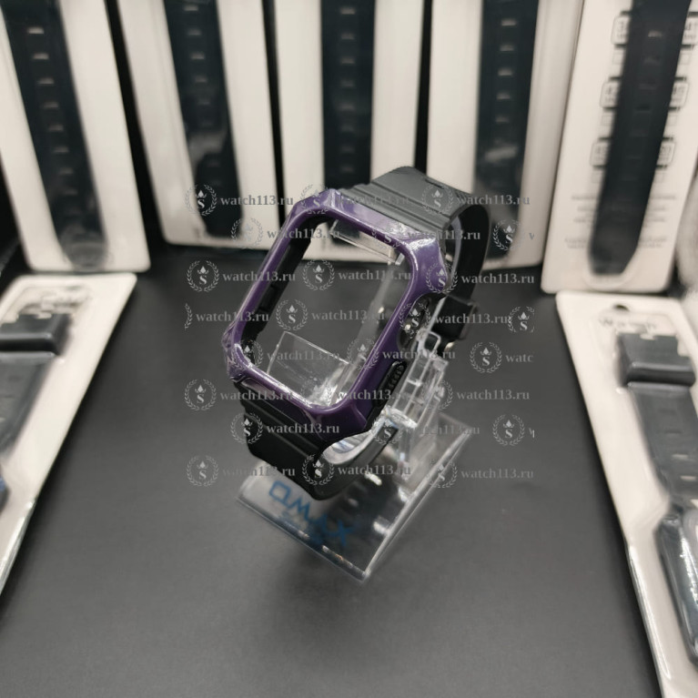 Защитный корпус с ремешком для Apple Watch 42/44/45 фиолетовый 