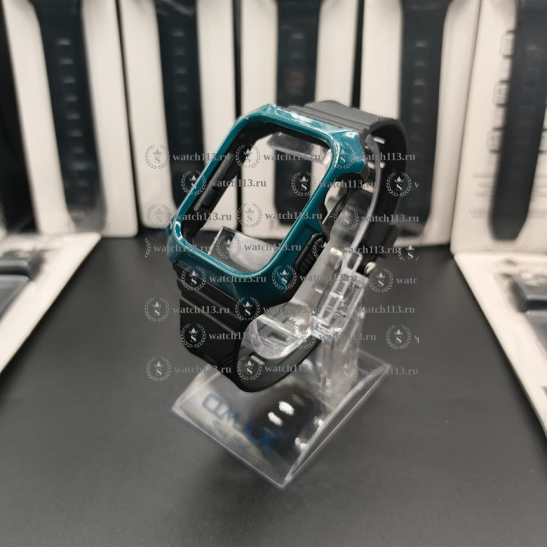 Защитный корпус с ремешком для Apple Watch 42/44/45 зеленый