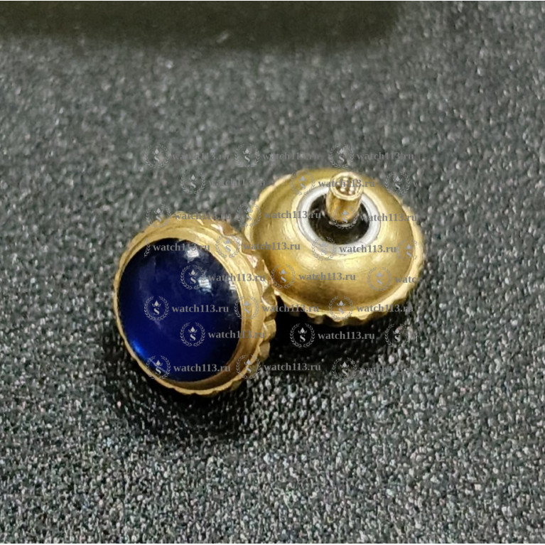 Головка с камнем золотистая Диаметр 6,4мм (номер 15)