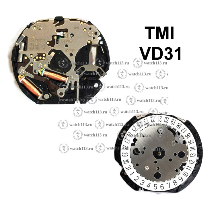 Механизм для часов TMI VD31 календарь на 6 часов