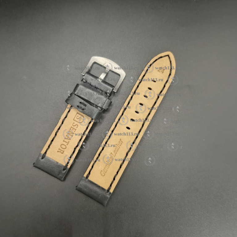 Ремешок для часов Senator Aviator 24мм черный 