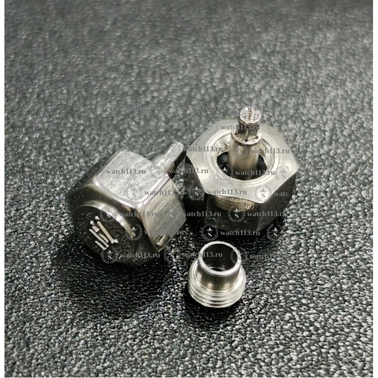 Головка для часов Audemars Piguet серебристая , диаметр 6мм , резьба 3.4мм