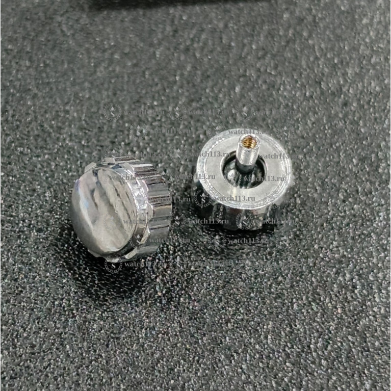 Головка с широким отверстием 2.5мм серебристая , диаметр 6мм ( номер 5 )