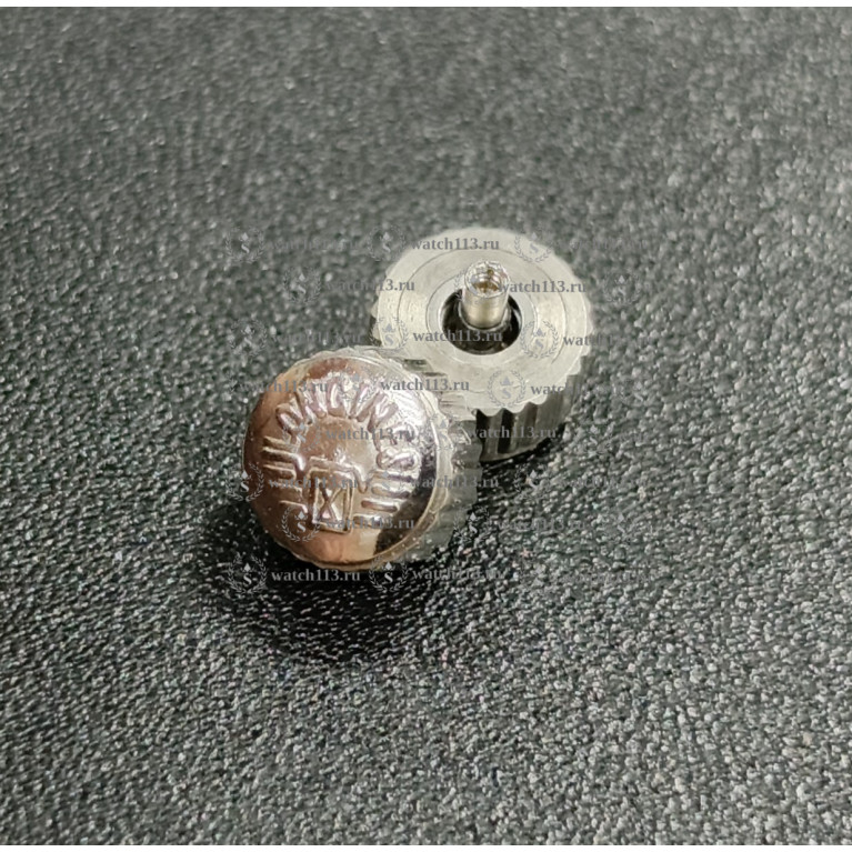 Головка для часов Longines серебристая диаметр 6мм,внутри 2мм