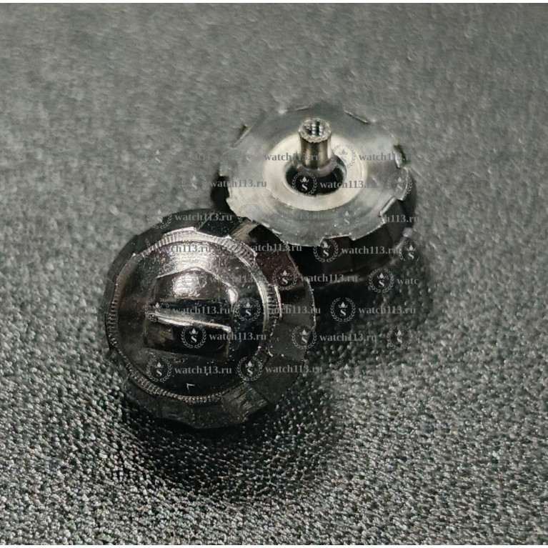 Головка для часов Tag heuer черная , без резьбы , диаметр 9, внутри 2,5мм (номер 5)