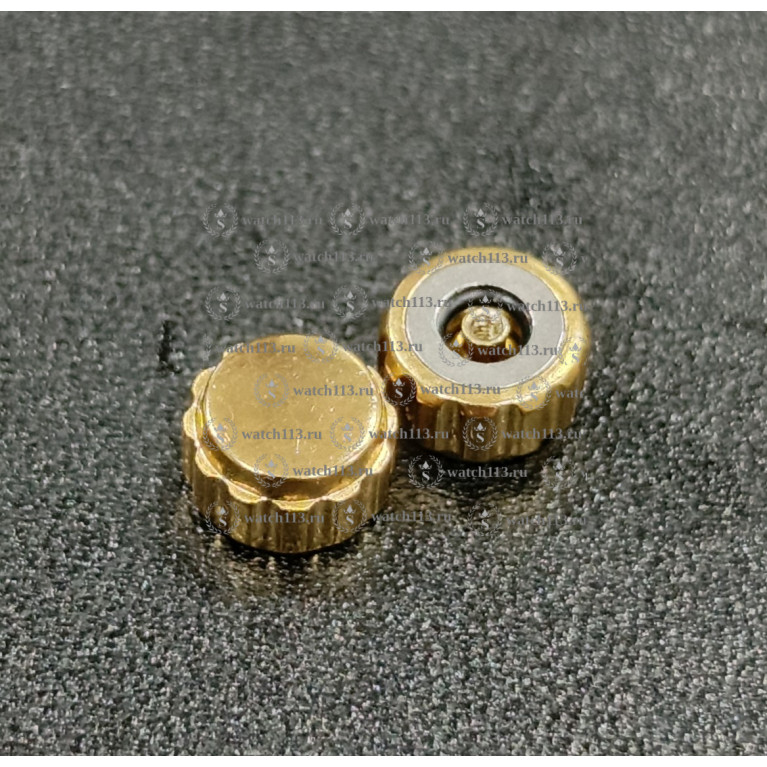 Головка с широким отверстием 2.5мм золотистая , диаметр 6мм ( номер 20 )