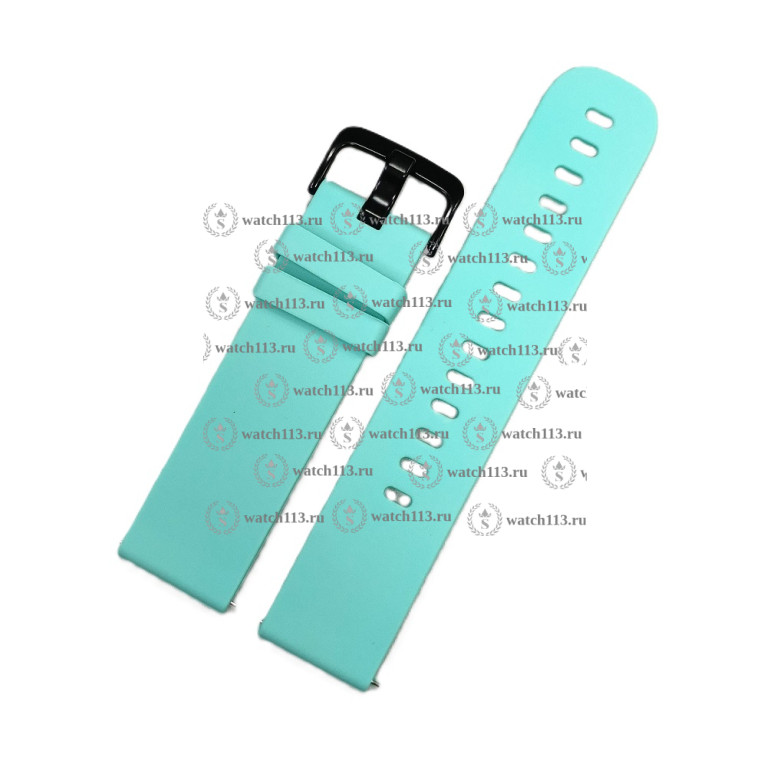 Силиконовый ремешок для часов 20мм мятный