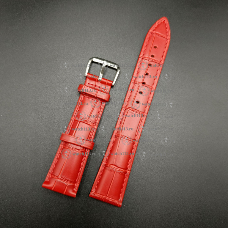Ремешок для часов Dianer L 21мм красный