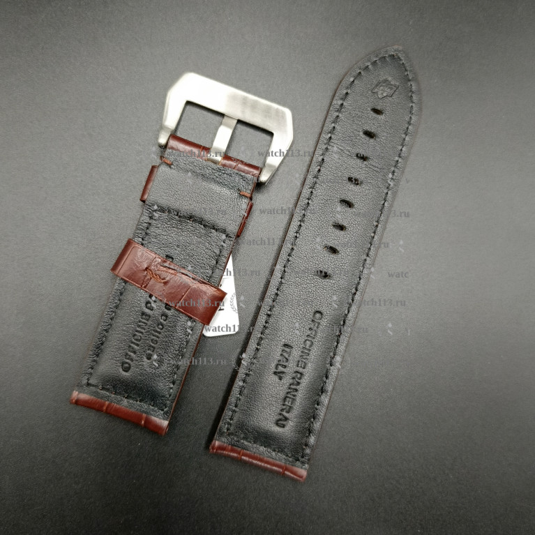 Ремешок для часов Panerai 26мм-26мм коричневый