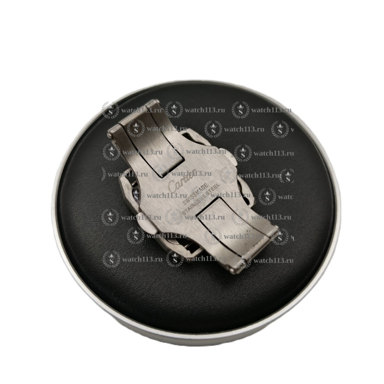 Клипса для часов Cartier 18мм серебристая