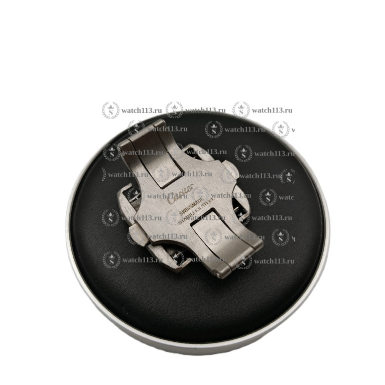 Клипса для часов Cartier 20мм серебристая