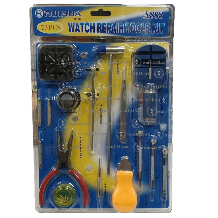 Набор инструментов для ремонта часов 23 предмета