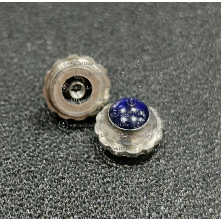 Головка с камнем серебристая Диаметр 5 (номер 5)