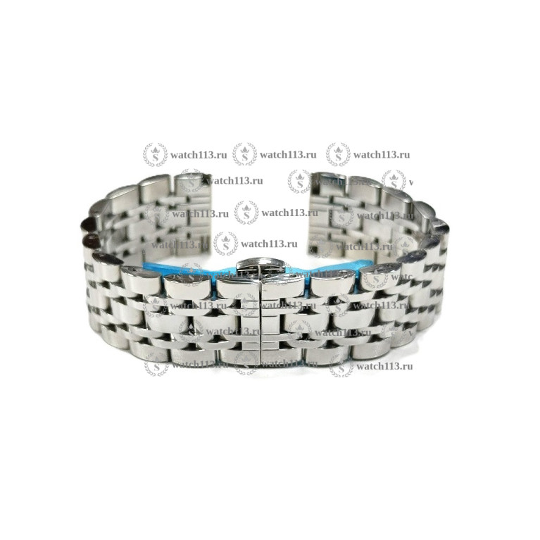 Стальной браслет для часов 20мм серебристый 6021