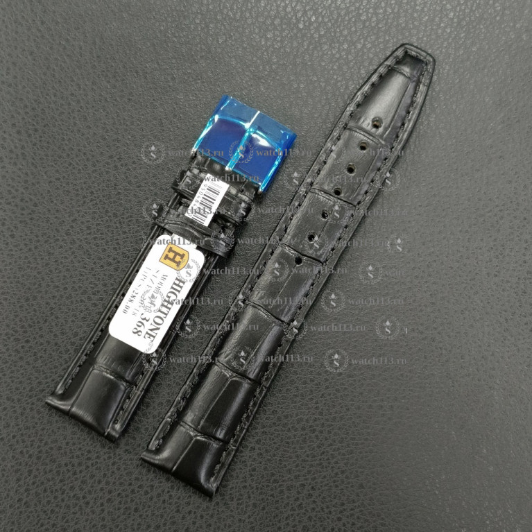 Ремешок для часов Hightone 20мм HT-368 черный аллигатор
