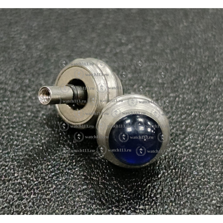 Головка с камнем серебристая Диаметр 6 (номер 6) 