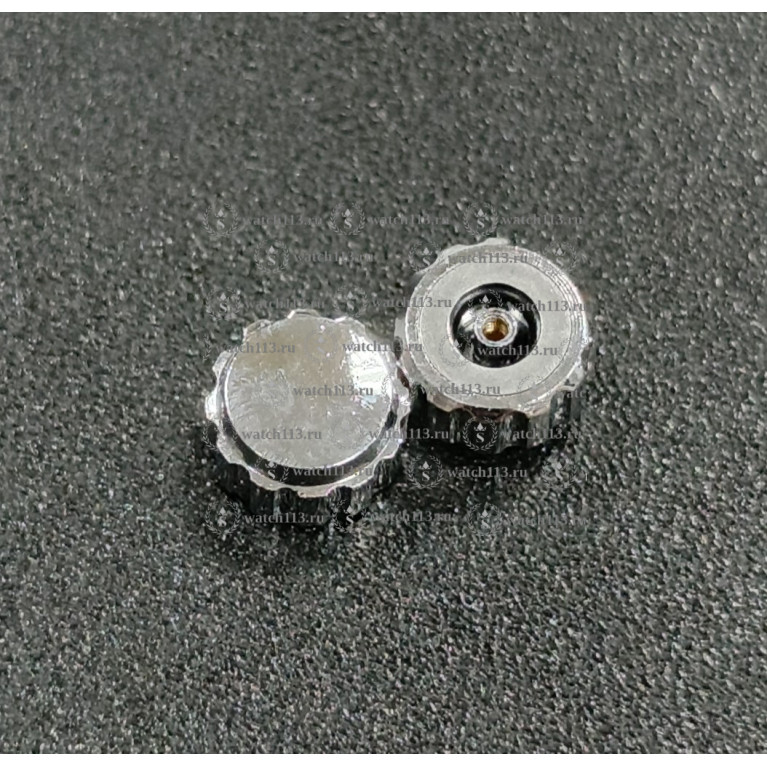 Головка с широким отверстием 2.5мм серебристая , диаметр 6мм ( номер 4 )