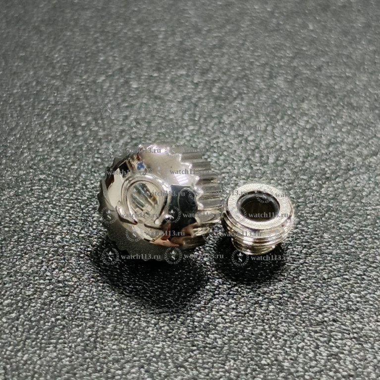 Головка для часов Omega серебристая с внешней резьбой ,диаметр 6.9мм