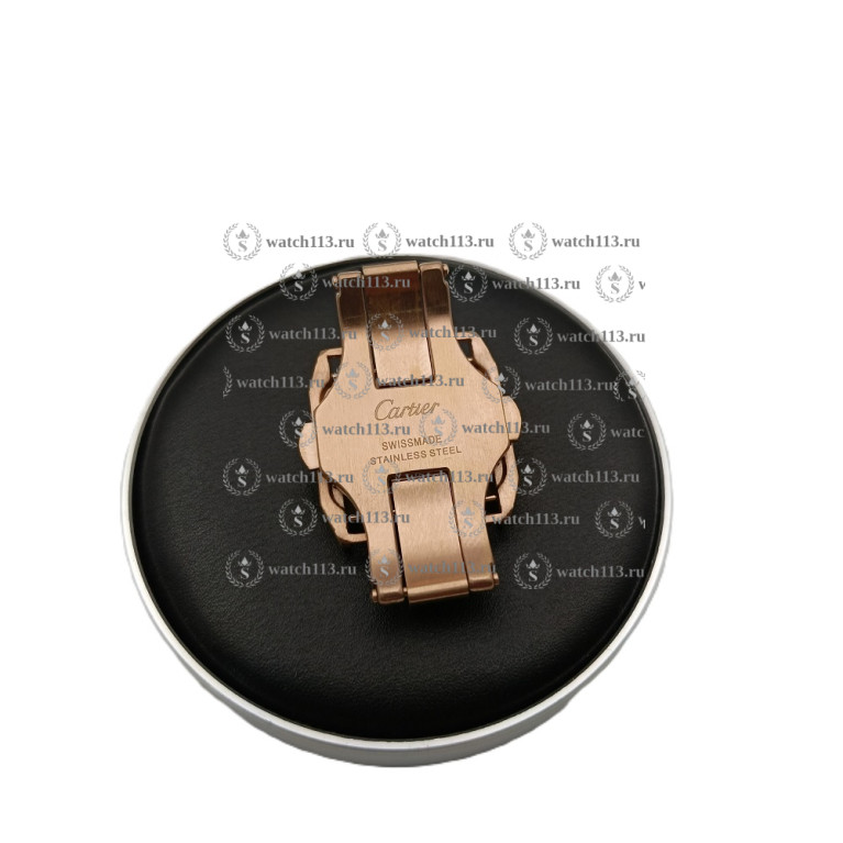 Клипса для часов Cartier 18мм розовое золото