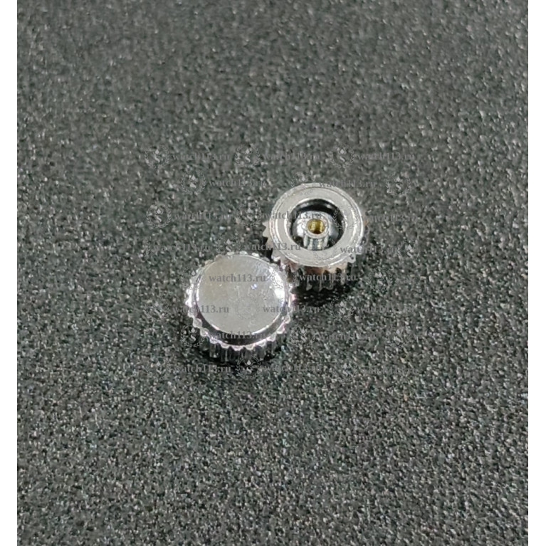 Головка с широким отверстием 2.5мм серебристая , диаметр 5мм ( номер 6 )