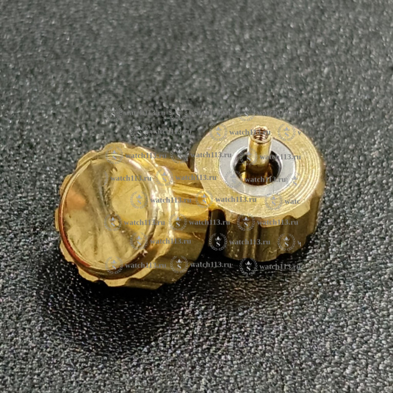 Головка с широким отверстием 2.5мм золотистая , диаметр 8мм ( номер 15 )