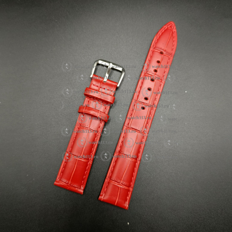 Ремешок для часов Dianer L 20мм красный